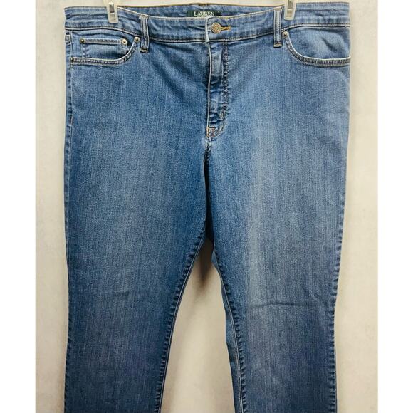 Vintage Lauren Ralph Lauren Green Label Womens Bootcut Jeans Size 18 - Picture 1 of 8